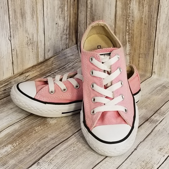 Converse Other - Girl's Pink Converse Size 12.5 Low Top Sneakers